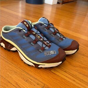 MM6 Maison Martin Margiela Blue and Brown Sneakers